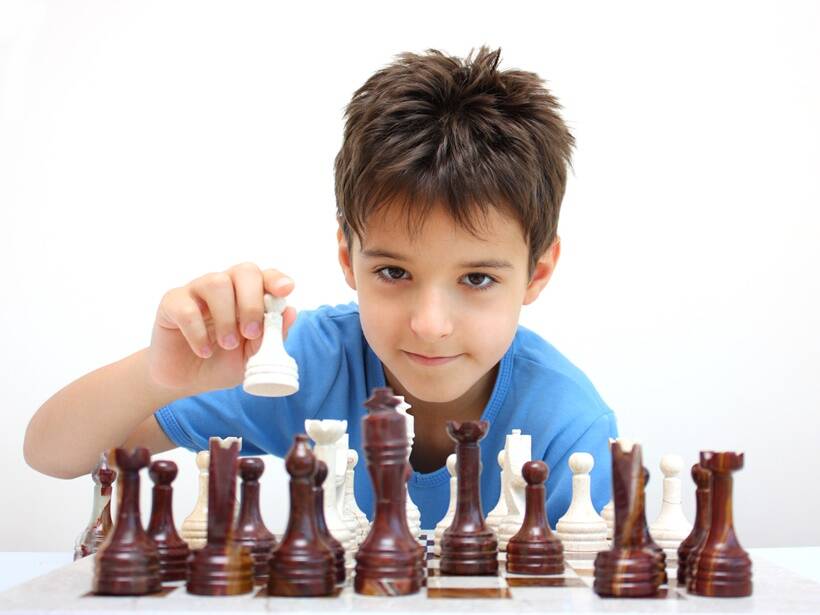 Chess training illustration